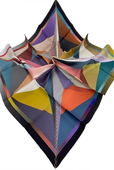 Armine Nostalji Serisi Twill İpek  Eşarp 8507D-82