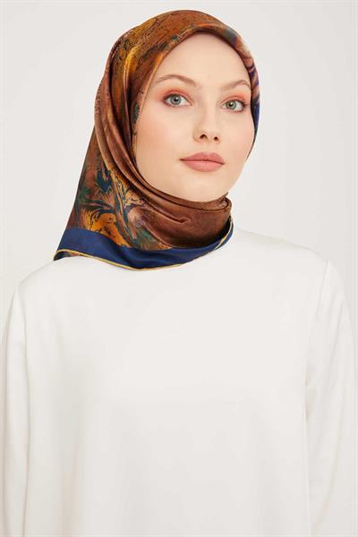 Armine Nostalji Serisi Twill İpek Eşarp 9041-40NT