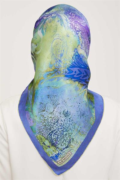 Armine Nostalji Serisi Twill İpek Eşarp 9041-51NT