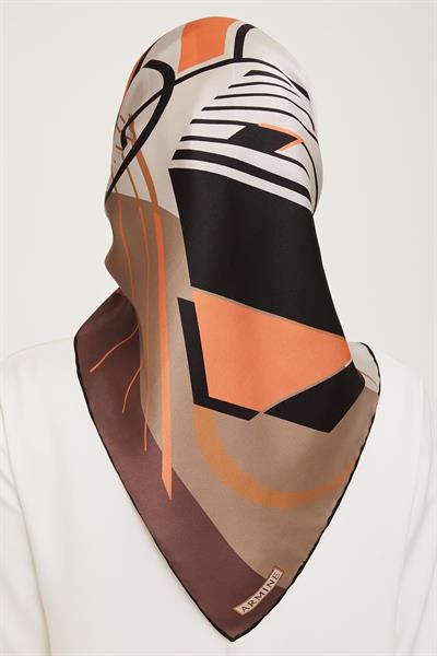 Armine Nostalji Serisi Twill İpek Eşarp 9050-05NT
