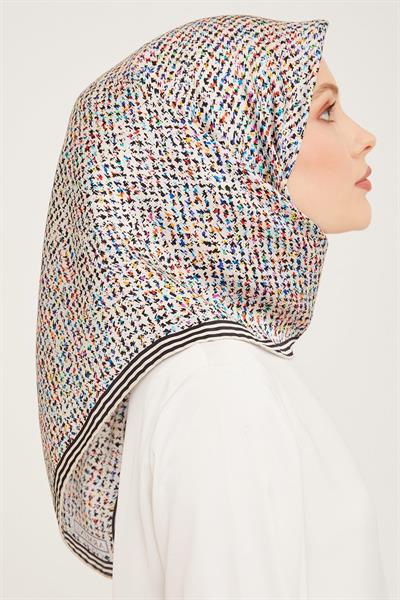 Armine Nostalji Serisi Twill İpek  Eşarp 9013-04T