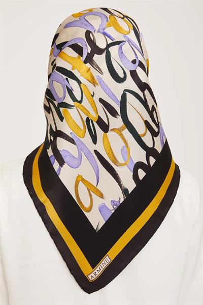 Armine Nostalji Serisi Twill İpek Eşarp 9006-38NT