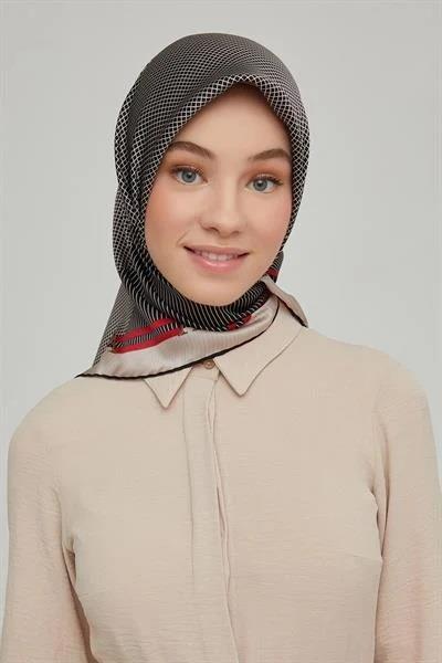 Armine Nostalji Serisi Twill İpek Eşarp 8616D-37