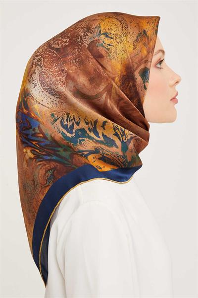 Armine Nostalji Serisi Twill İpek Eşarp 9041-40NT