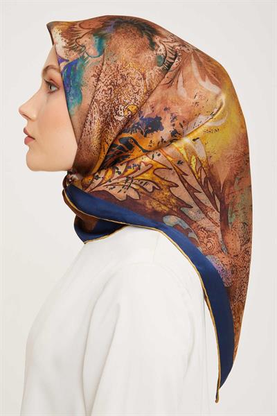 Armine Nostalji Serisi Twill İpek Eşarp 9041-40NT