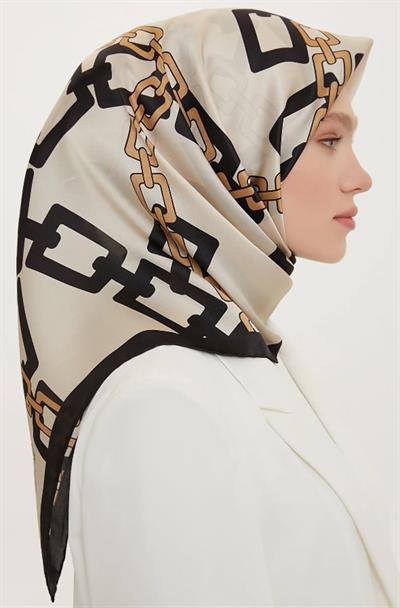 Armine Nostalji Serisi Twill İpek Eşarp 8736D-01