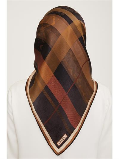 Armine Nostalji Serisi Twill İpek Eşarp 9023-05NT