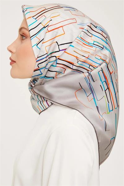 Armine Nostalji Serisi Twill İpek Eşarp 9027-38NT