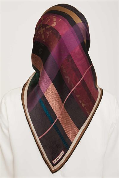 Armine Nostalji Serisi Twill İpek Eşarp 9023-07NT