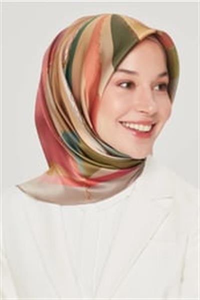 Armine Nostalji Serisi Twill İpek  Eşarp 8507D-05