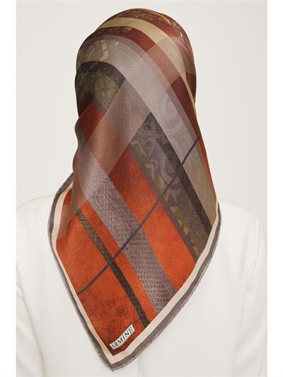 Armine Nostalji Serisi Twill İpek Eşarp 9023-53NT