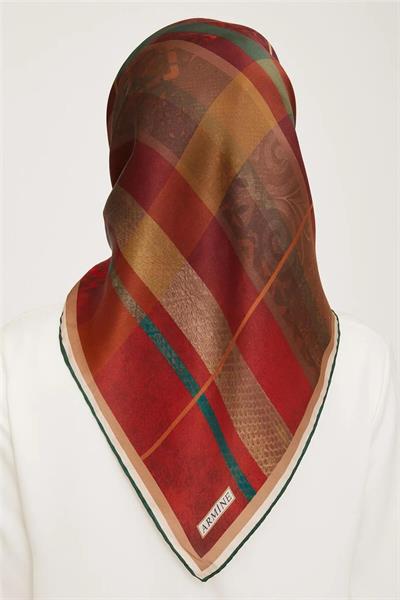 Armine Nostalji Serisi Twill İpek Eşarp 9023-04NT