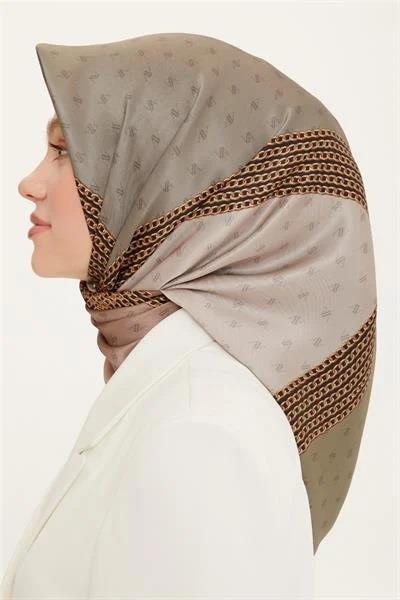 Armine Nostalji Serisi Twill İpek Eşarp 8113D-33