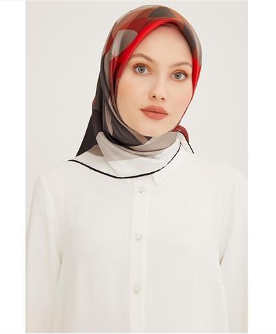 Armine Sura İpek Eşarp 8901-57