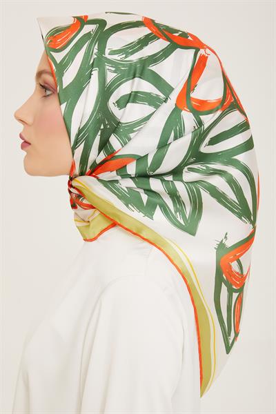 Armine Sura İpek Eşarp 9123-34