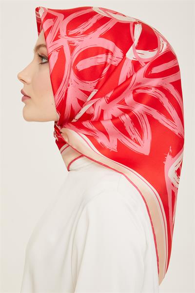 Armine Sura İpek Eşarp 9123-81