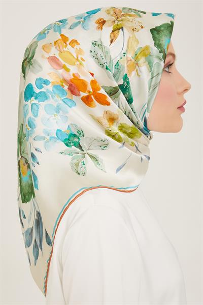 Armine Sura İpek Eşarp 9127-02