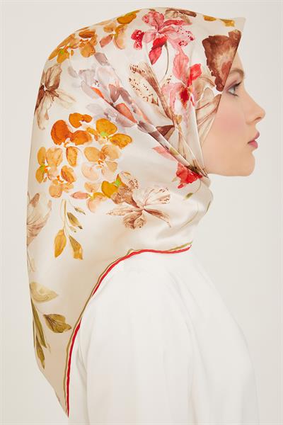 Armine Sura İpek Eşarp 9127-04
