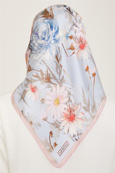 Armine Sura İpek Eşarp 9129-07