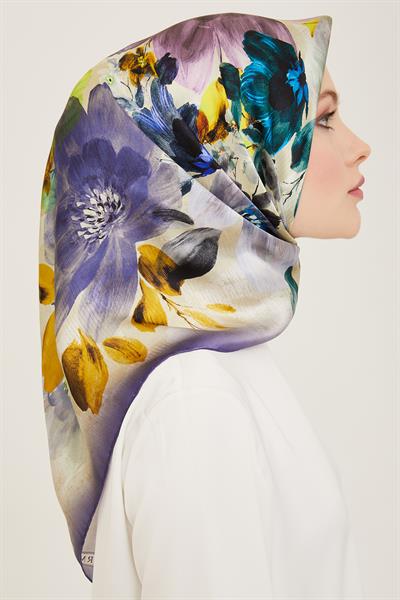 Armine Sura İpek Eşarp 9133-53