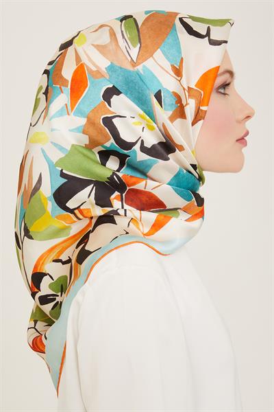 Armine Sura İpek Eşarp 9153-80