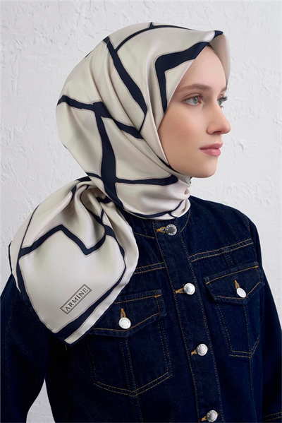 Armine Sura İpek Eşarp 9441-02