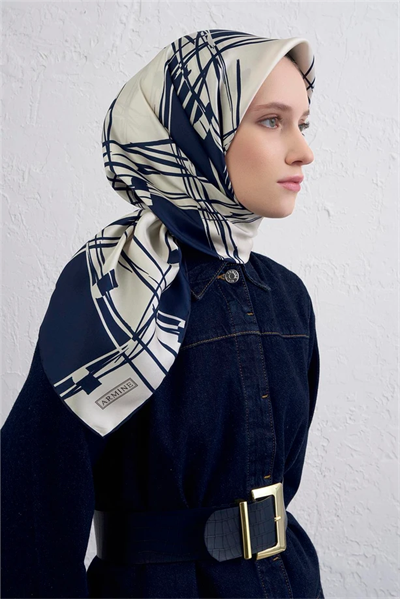 Armine Sura İpek Eşarp 9442-34