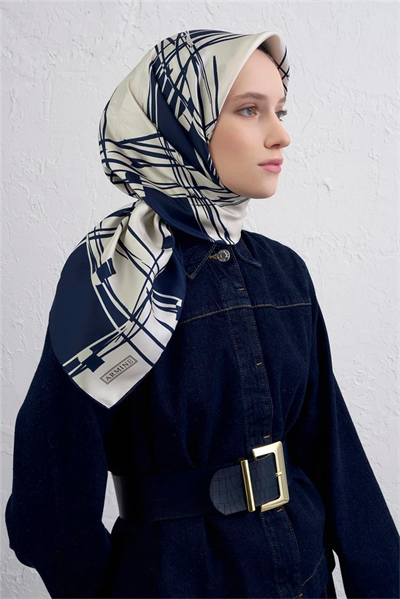 Armine Sura İpek Eşarp 9442-34