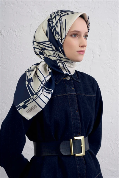 Armine Sura İpek Eşarp 9442-34