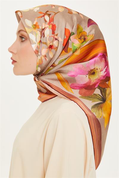 Armine Twill İpek Eşarp 9215-81T