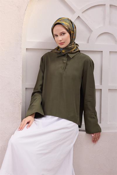 Belli Twill İpek Eşarp 4200-81