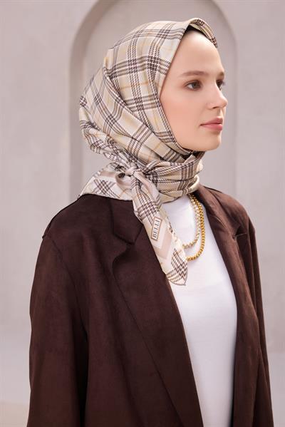 Belli Twill İpek Eşarp 4218-37