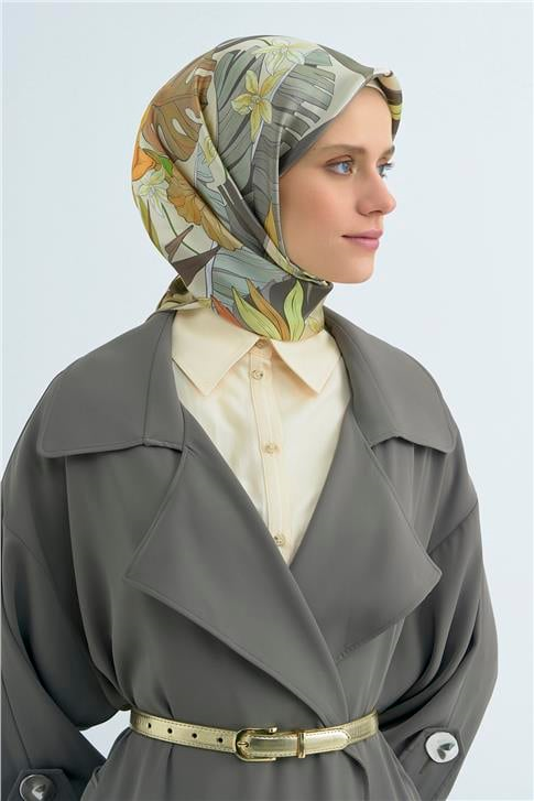 Armine  Saf İpek Twill Eşarp 9500D 31