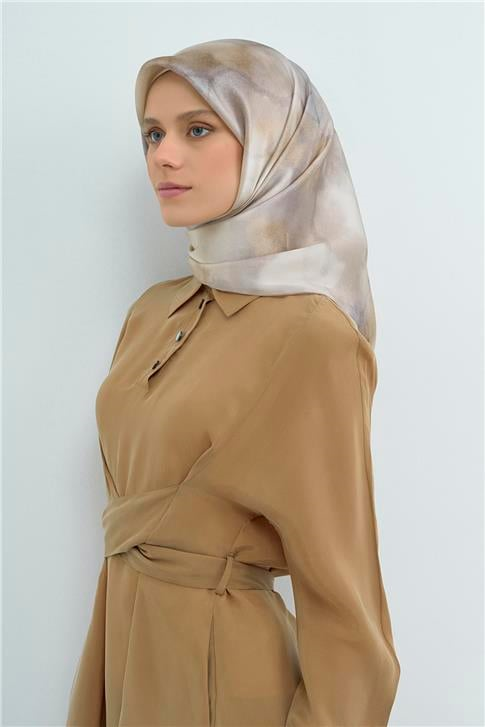 Armine  Saf İpek Twill Eşarp 9501D 84