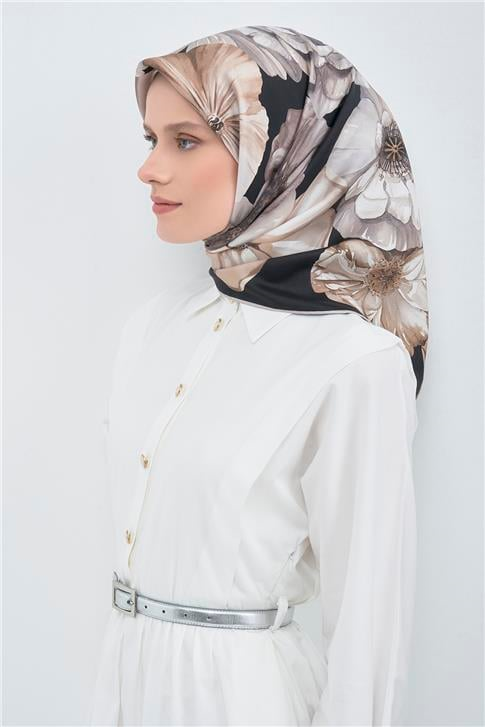 Armine  Saf İpek Twill Eşarp 9503D 07