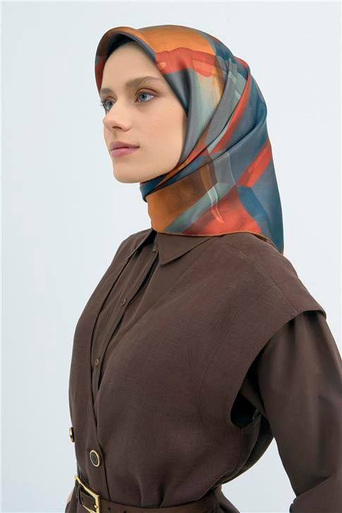 Armine  Saf İpek Twill Eşarp 9510D 83