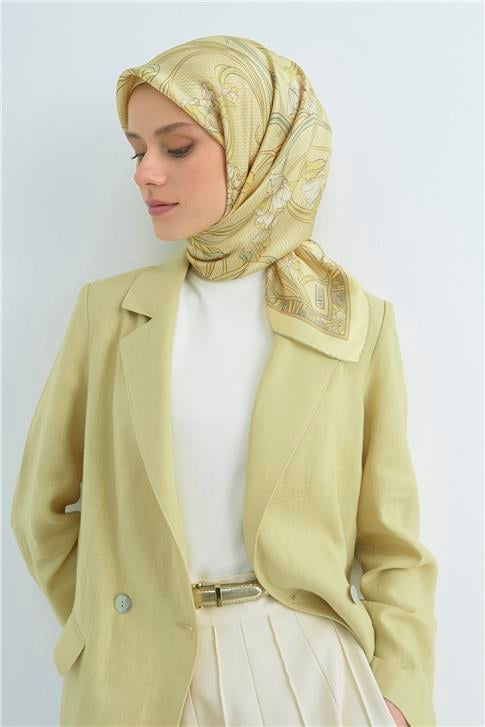 Armine  Saf İpek Twill Eşarp 9512D 84
