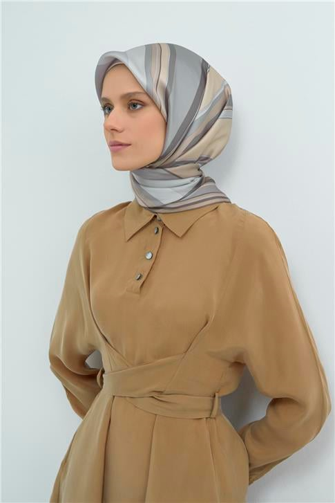 Armine  Saf İpek Twill Eşarp 9514D 02