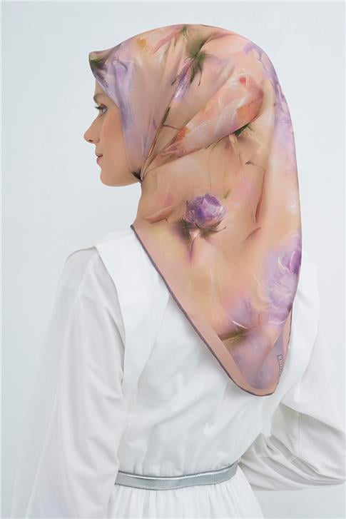 Armine  Saf İpek Twill Eşarp 9515D 84