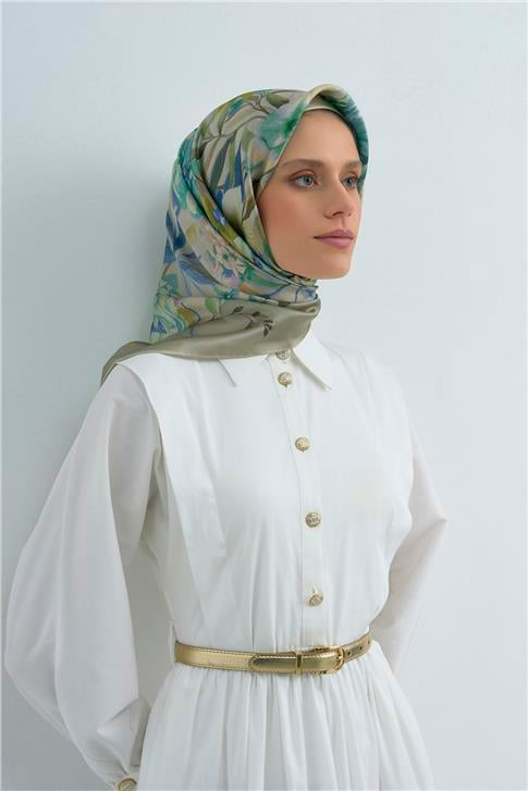 Armine  Saf İpek Twill Eşarp 9516D 83