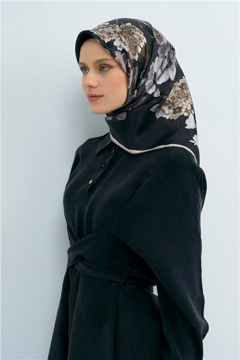 Armine  Saf İpek Twill Eşarp 9520D 01
