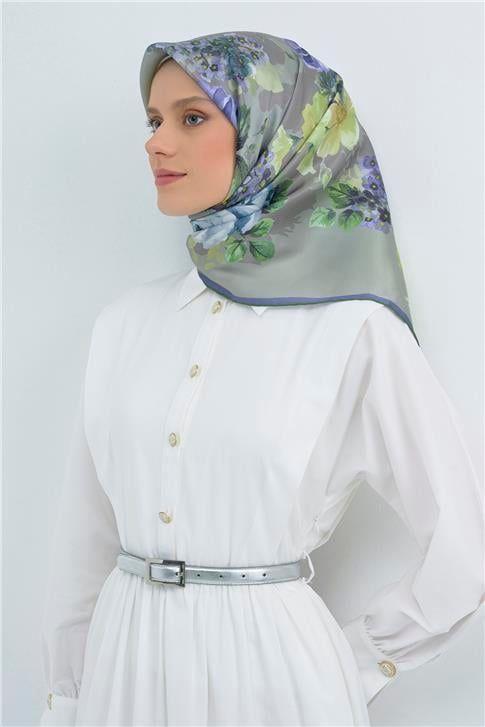 Armine  Saf İpek Twill Eşarp 9520D 83