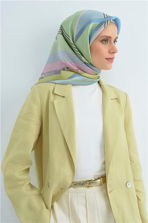Armine  Saf İpek Twill Eşarp 9521D 83
