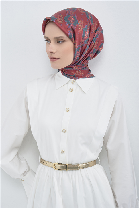 Armine  Saf İpek Twill Eşarp 9522D 85