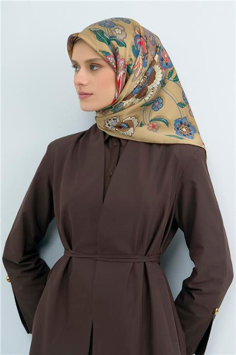 Armine  Saf İpek Twill Eşarp 9523D 55