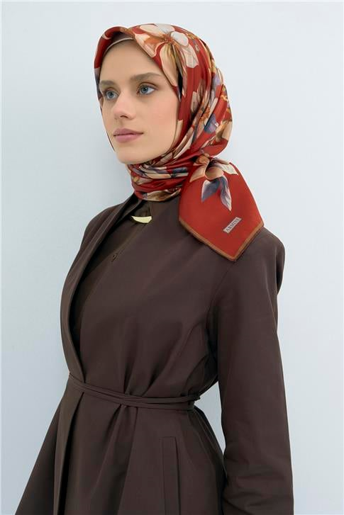 Armine  Saf İpek Twill Eşarp 9524D 56