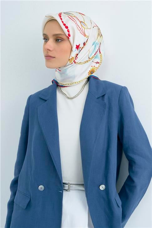 Armine  Saf İpek Twill Eşarp 9527D 01