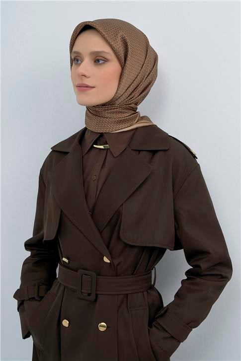 Armine  Saf İpek Twill Eşarp 9528D 06