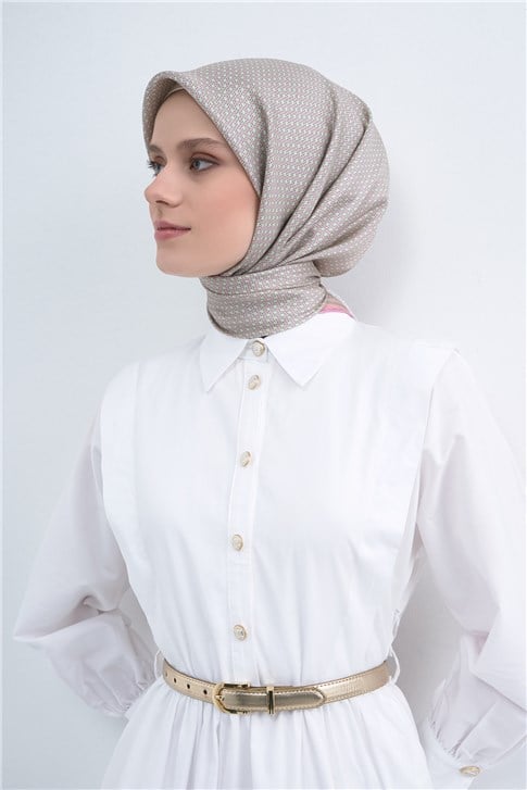 Armine  Saf İpek Twill Eşarp 9528D 09
