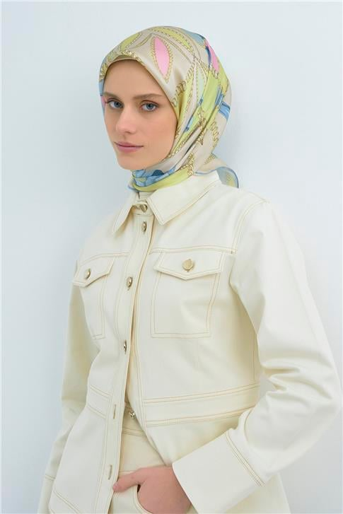 Armine  Saf İpek Twill Eşarp 9531D 80